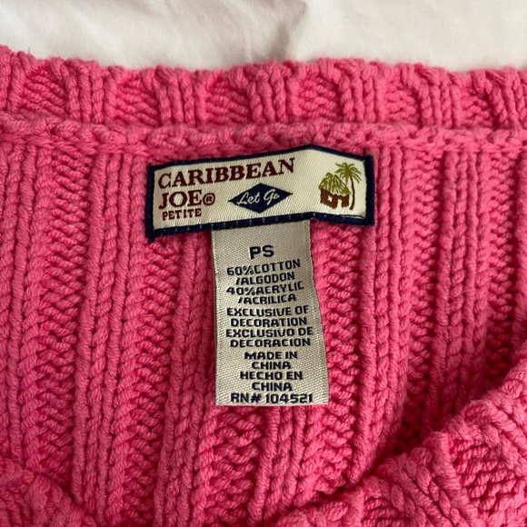 Vintage Pink Knitted Sweater - Picture 12 of 15